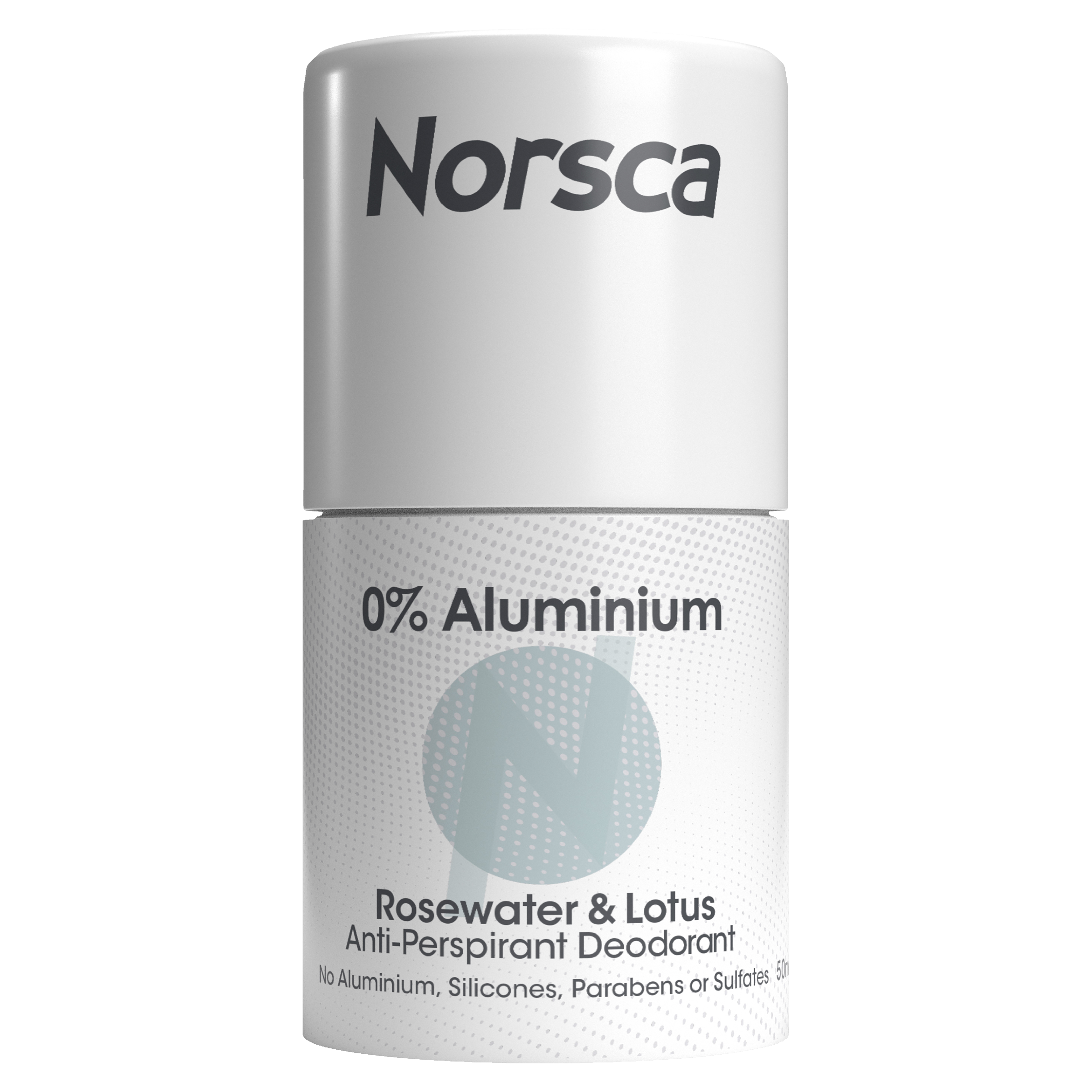 Norsca Aluminium Free Roll-On Rosewater & Lotus 50mL